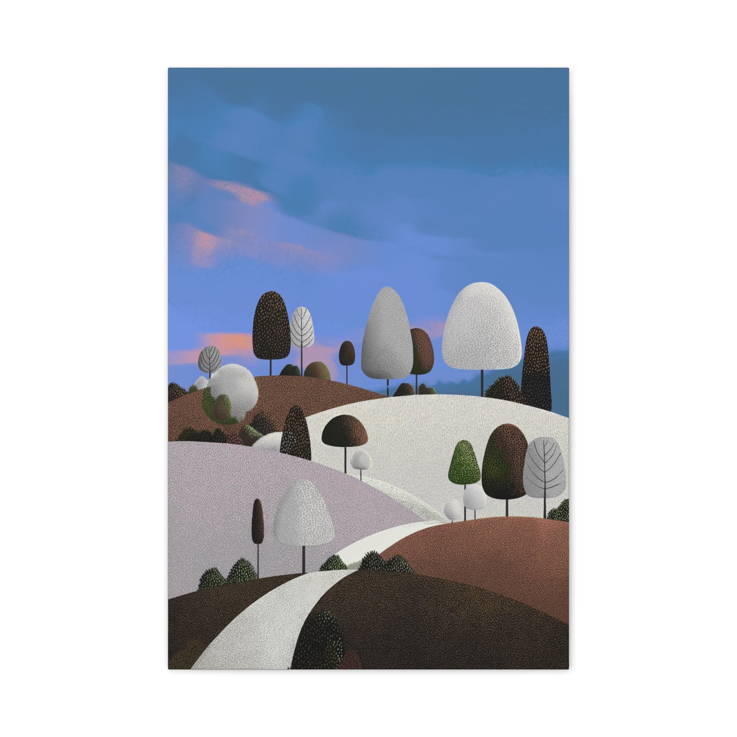 Evening Walk - Canvas Print, Matte Finish, Stretched, 1 25"