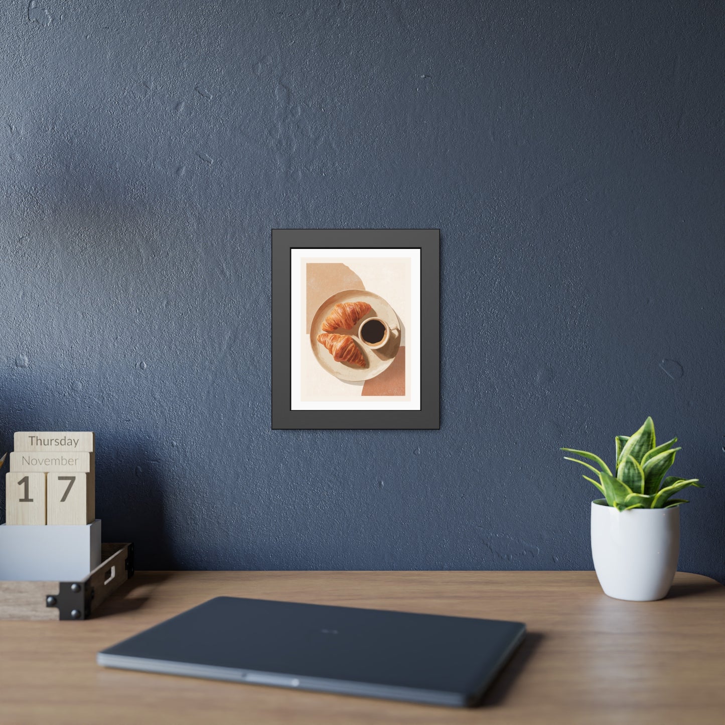 Golden Hour Coffee - Framed Poster Print