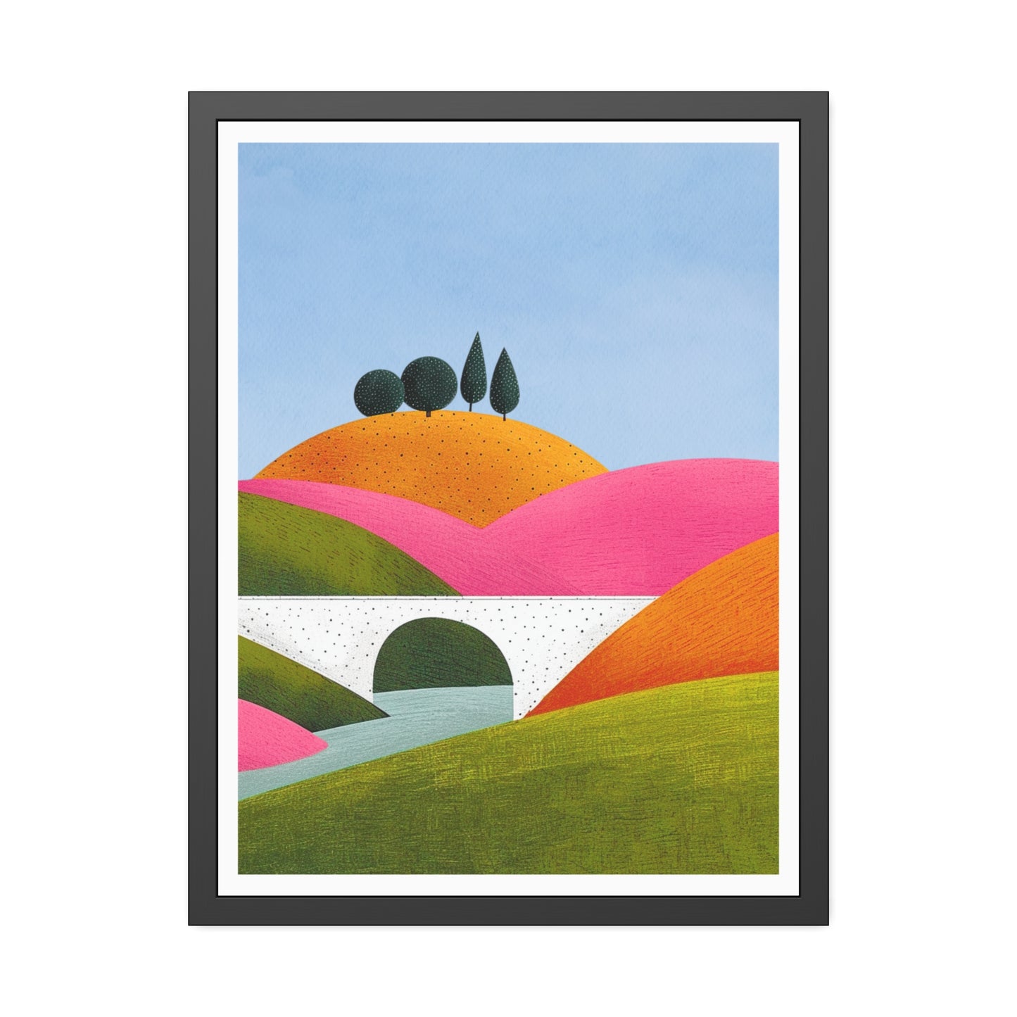 Sunset Ridge - Framed paper poster