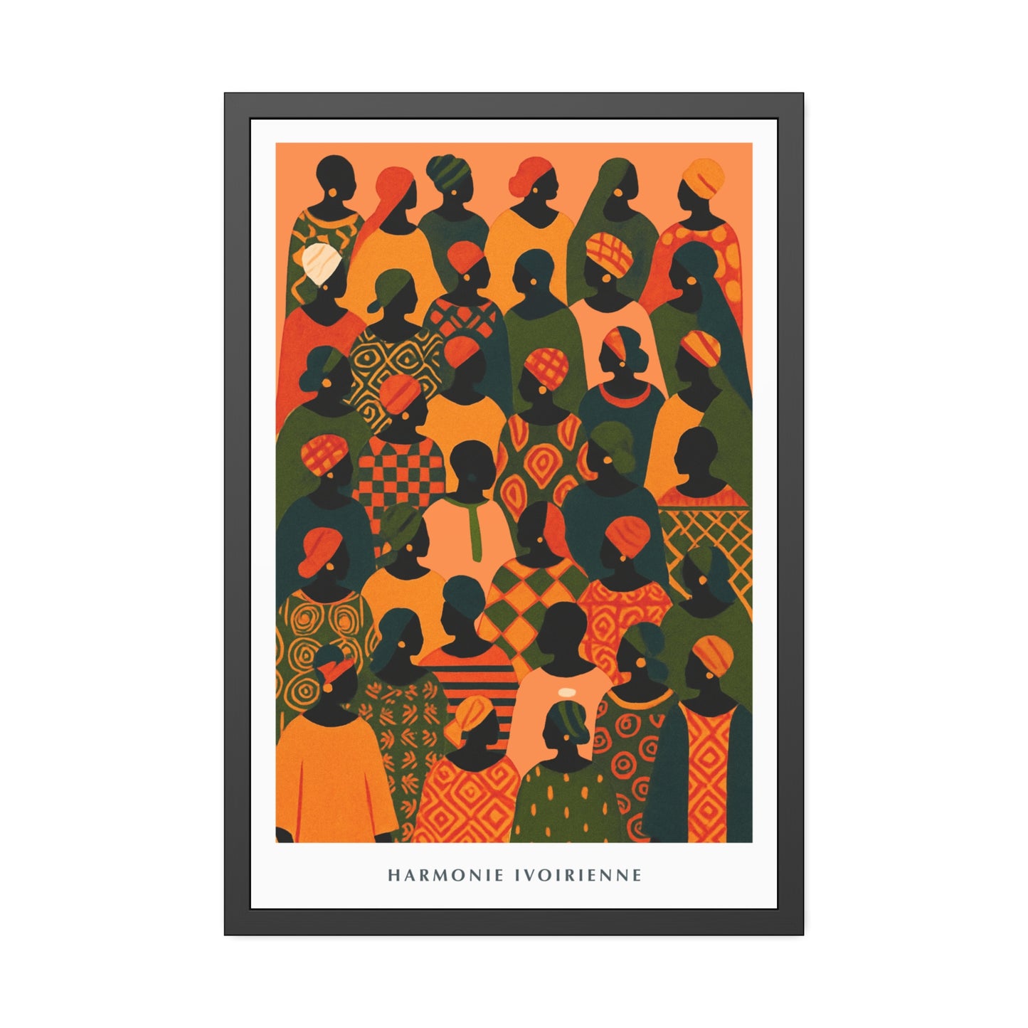 Harmonie Ivorienne - Framed Poster Print