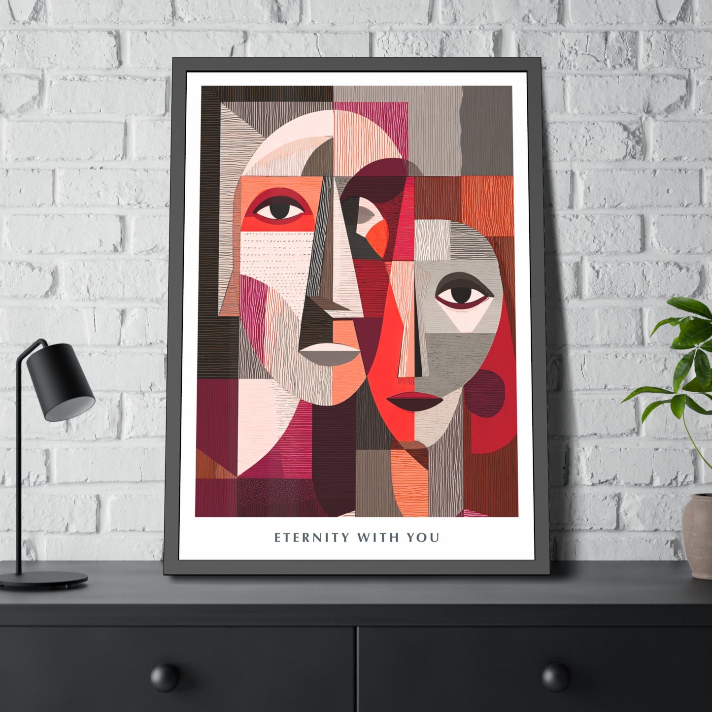 Eternity with you - Framed Poster Print