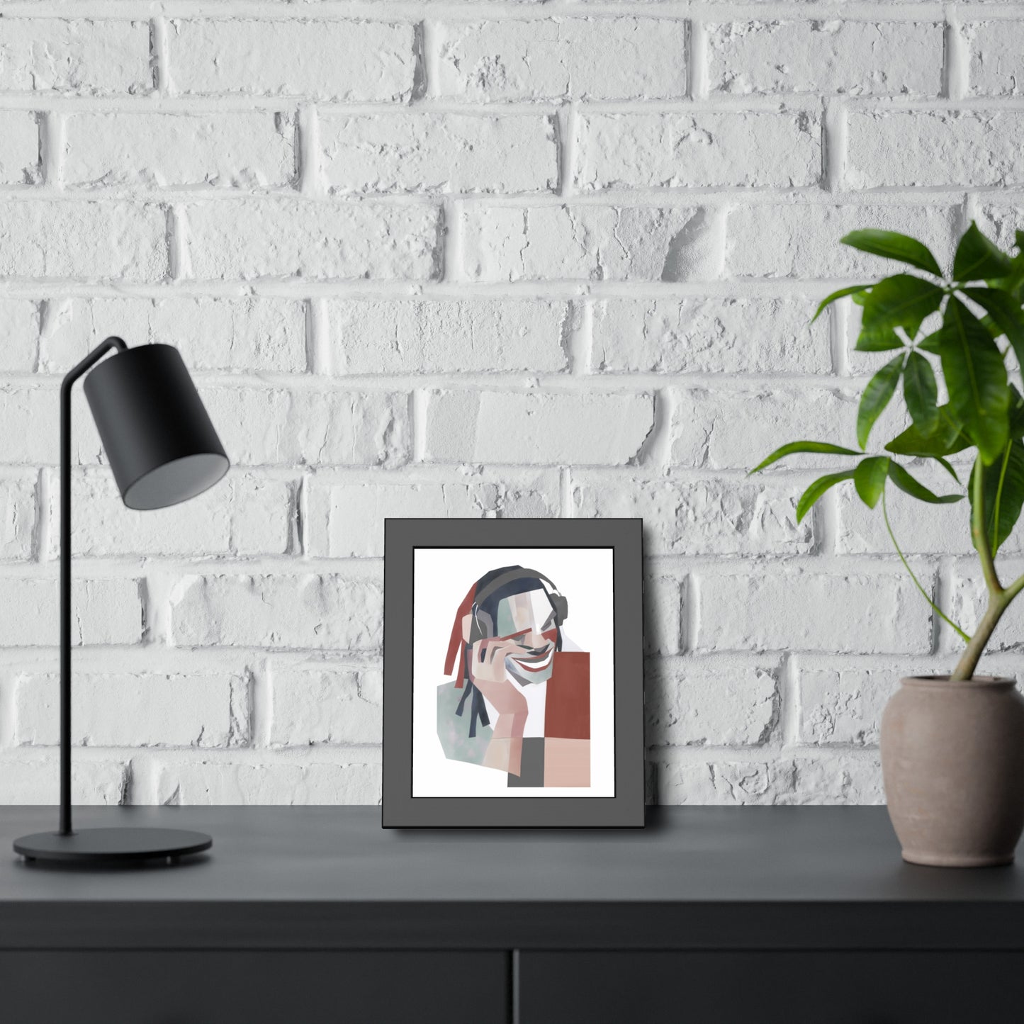 Happy Face Man - Poster Print Design