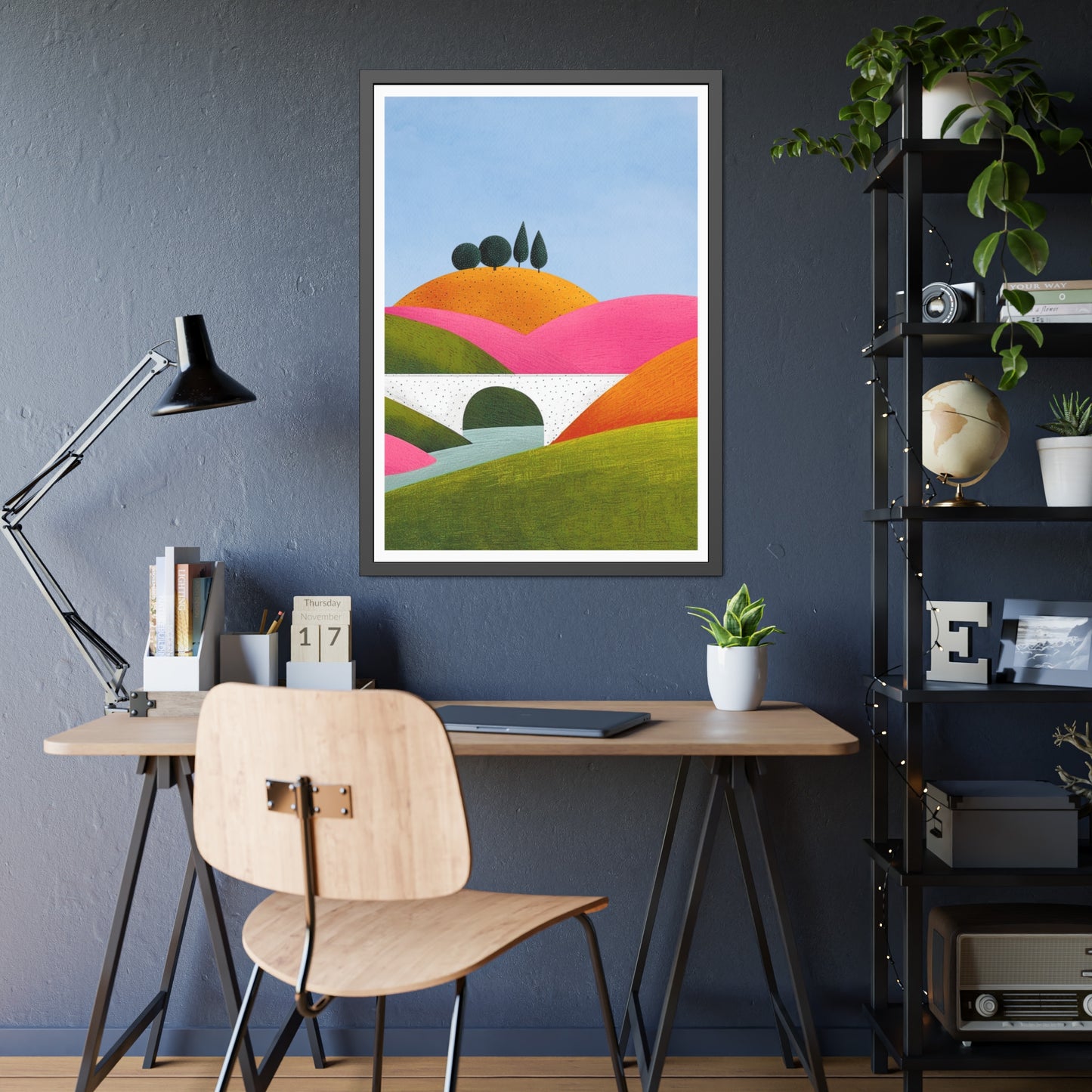Sunset Ridge - Framed paper poster