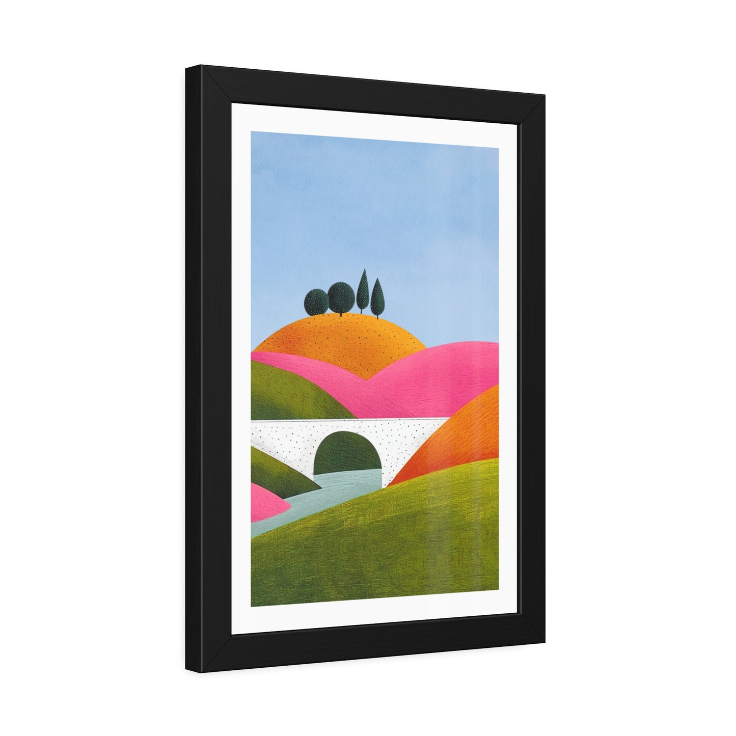 Sunset Ridge - Framed paper poster