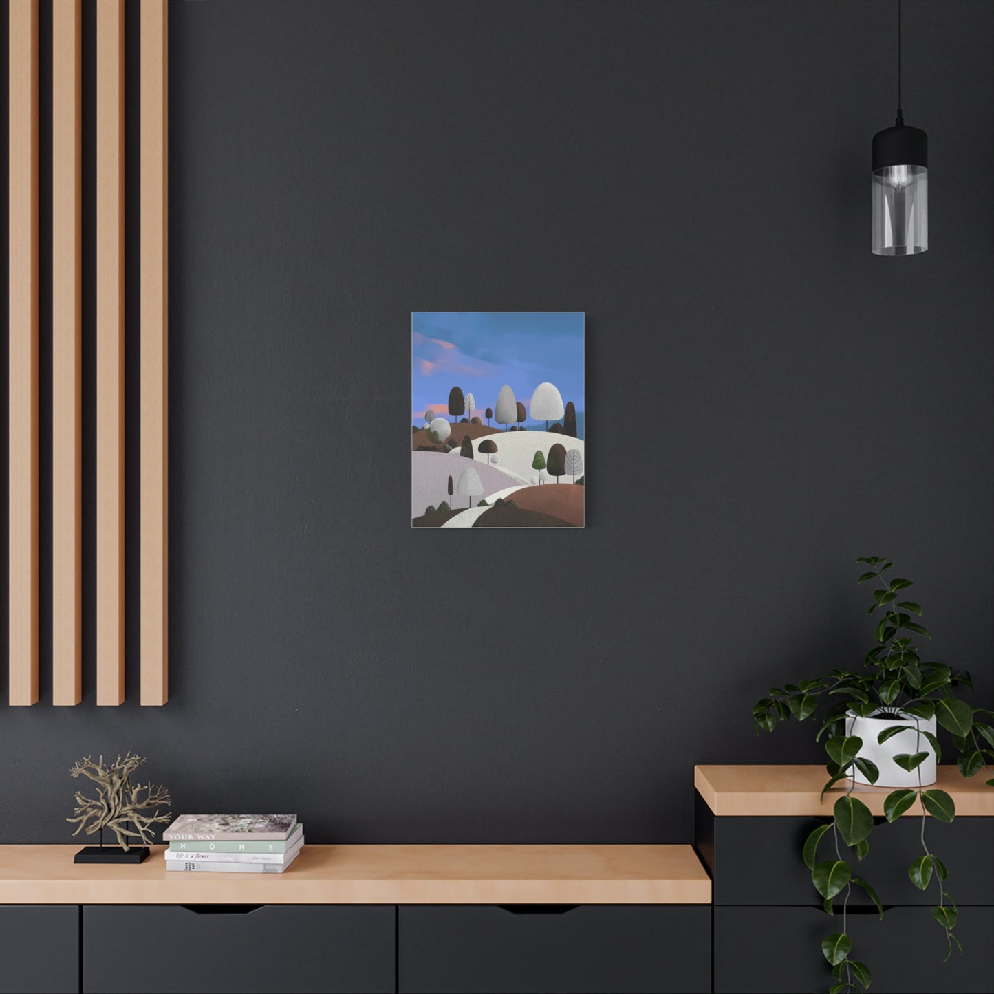 Evening Walk - Canvas Print, Matte Finish, Stretched, 1 25"