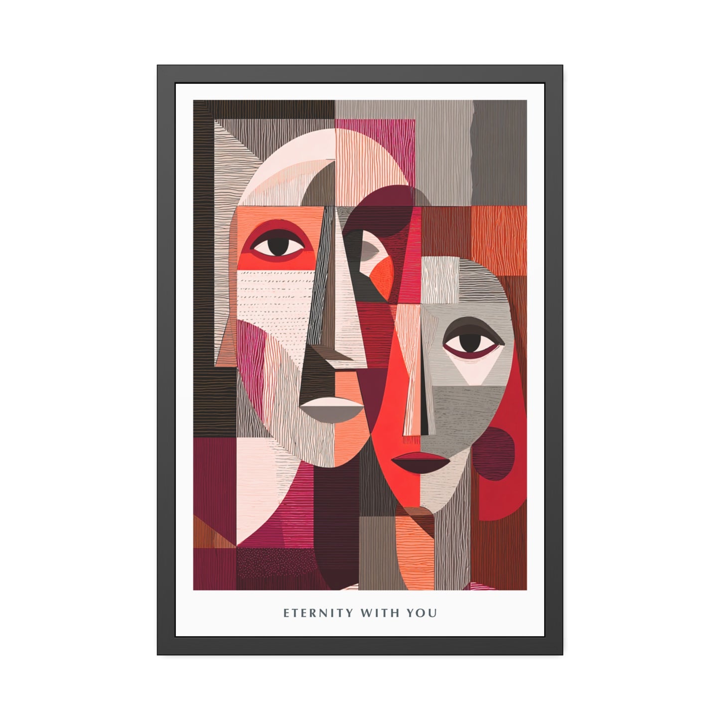 Eternity with you - Framed Poster Print