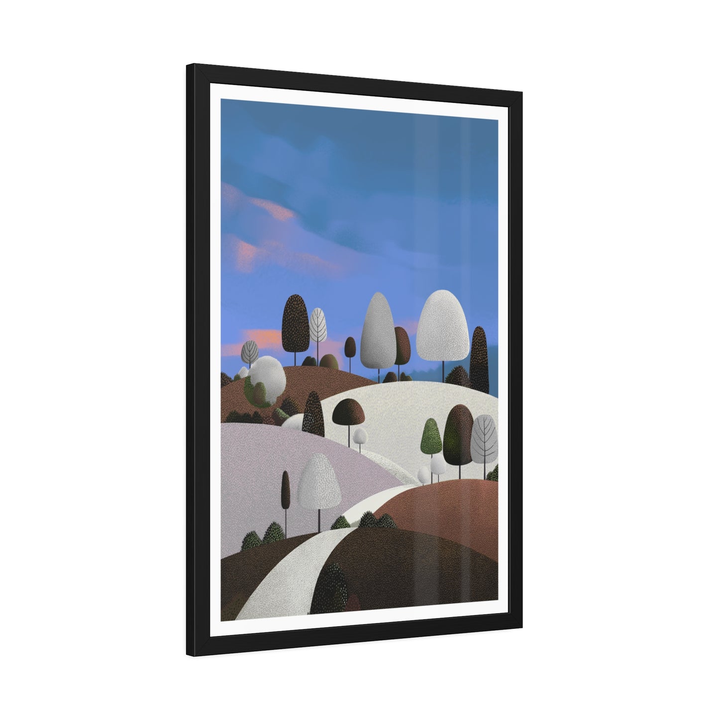 Evening Walk - Framed paper poster
