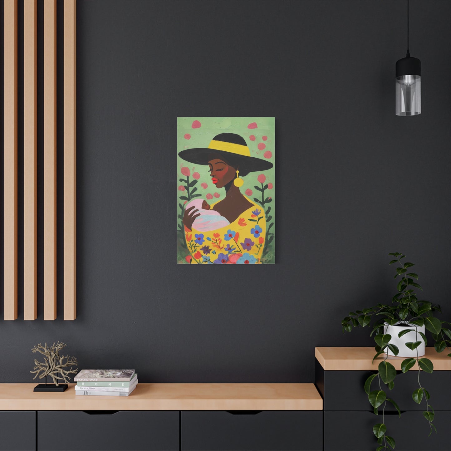 Grace in Bloom - Matte Finish, Stretched, 1 25"