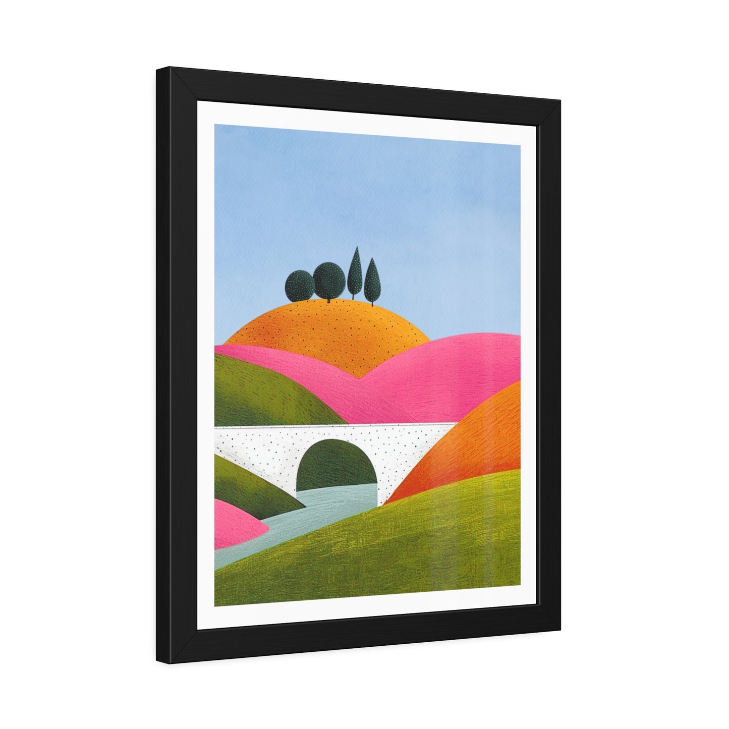 Sunset Ridge - Framed paper poster