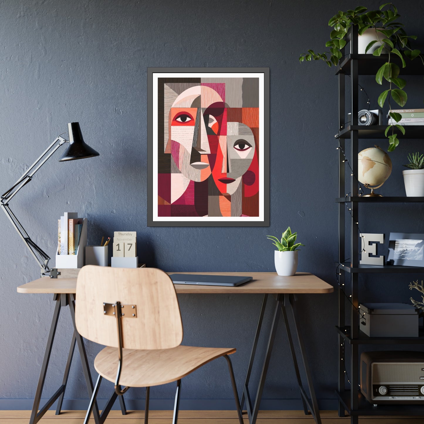 Eternity with you - No text - Framed Poster Print