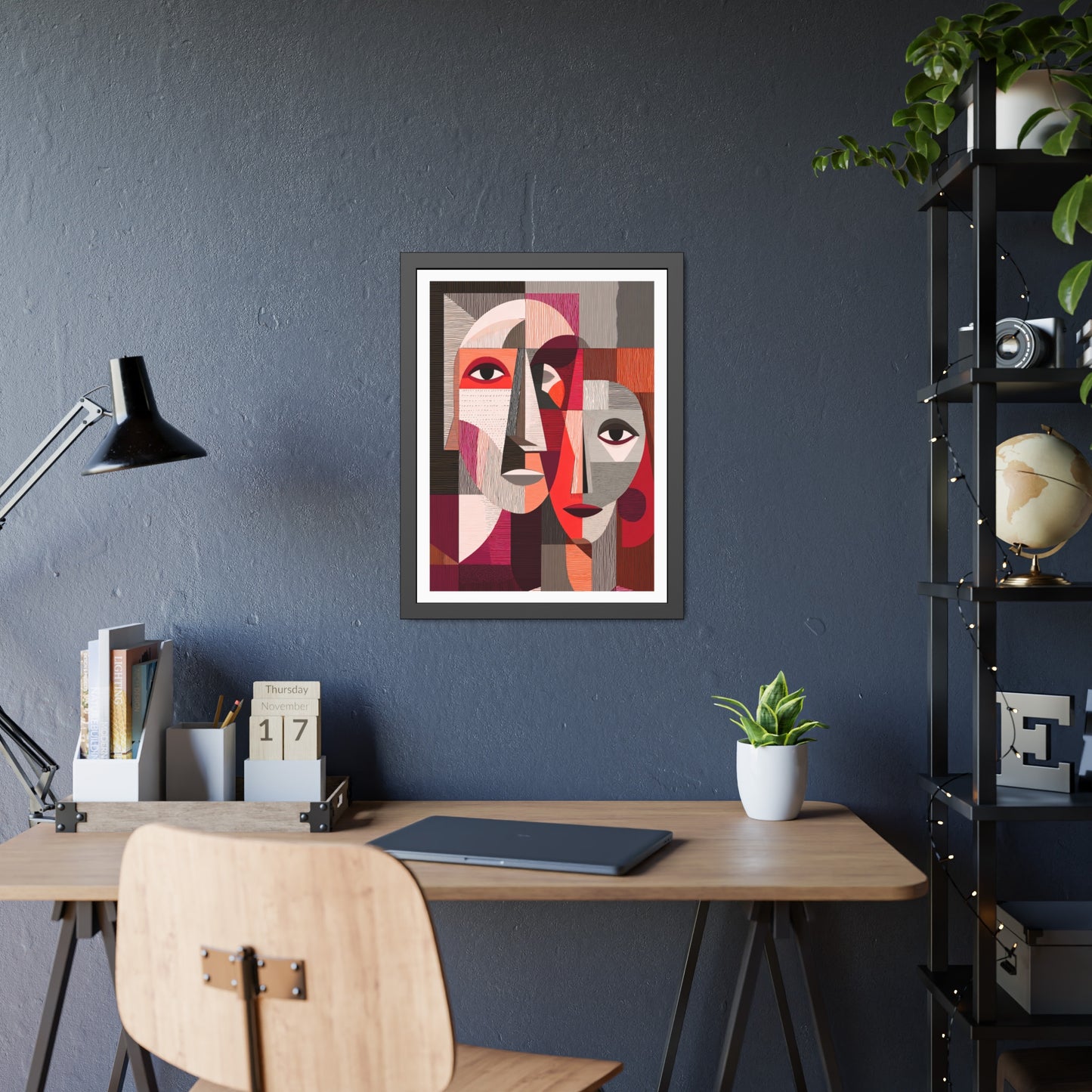 Eternity with you - No text - Framed Poster Print