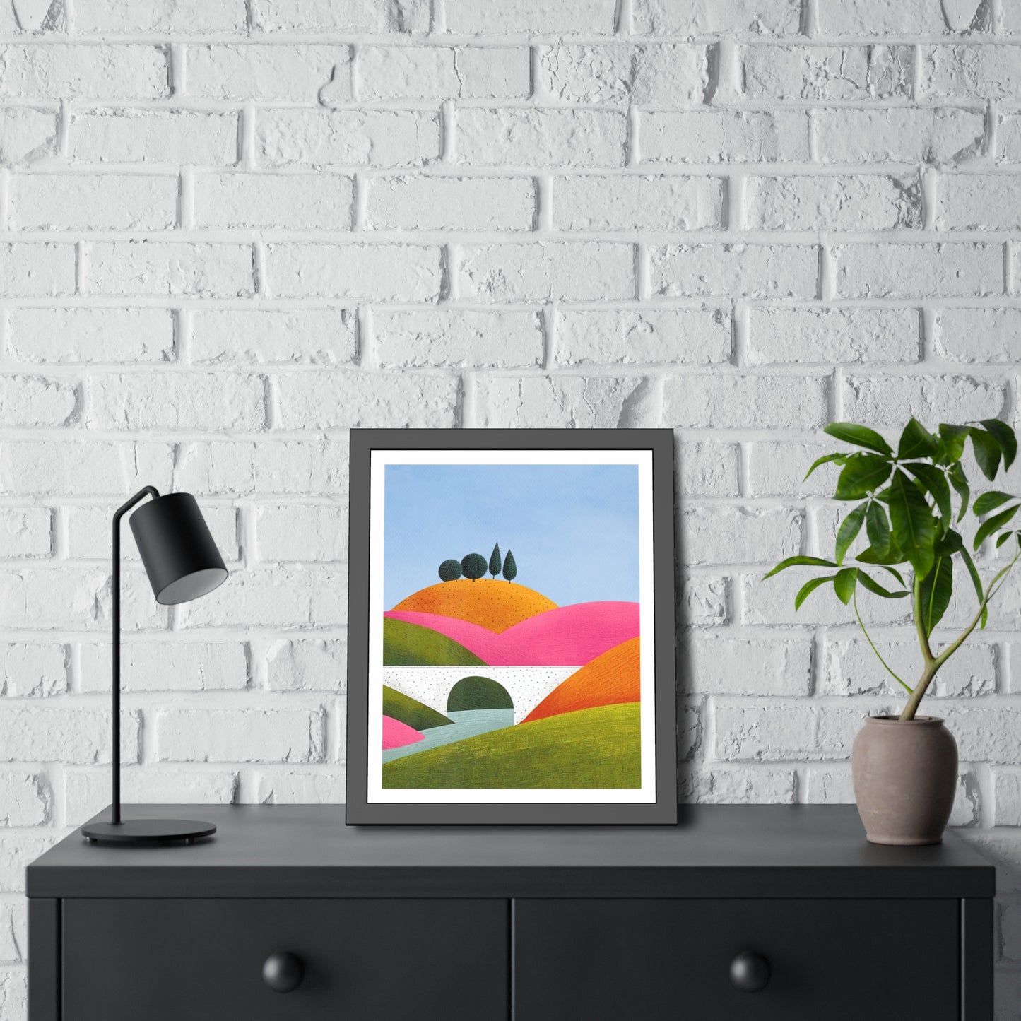 Sunset Ridge - Framed paper poster