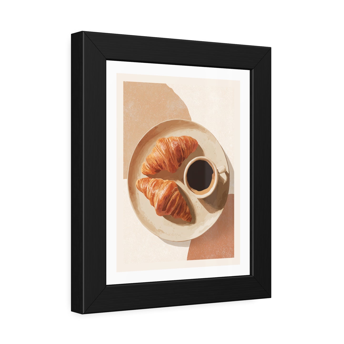 Golden Hour Coffee - Framed Poster Print