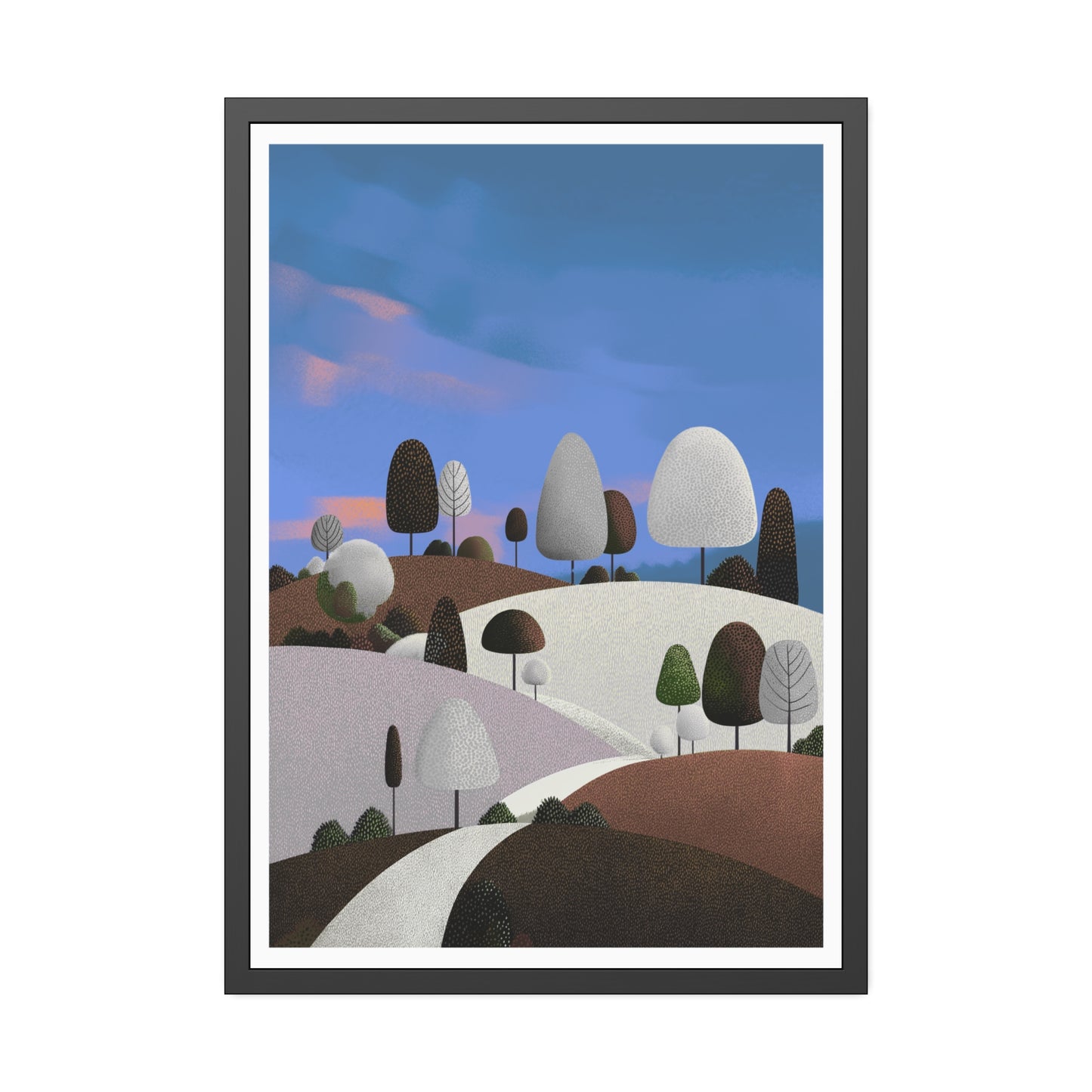 Evening Walk - Framed paper poster
