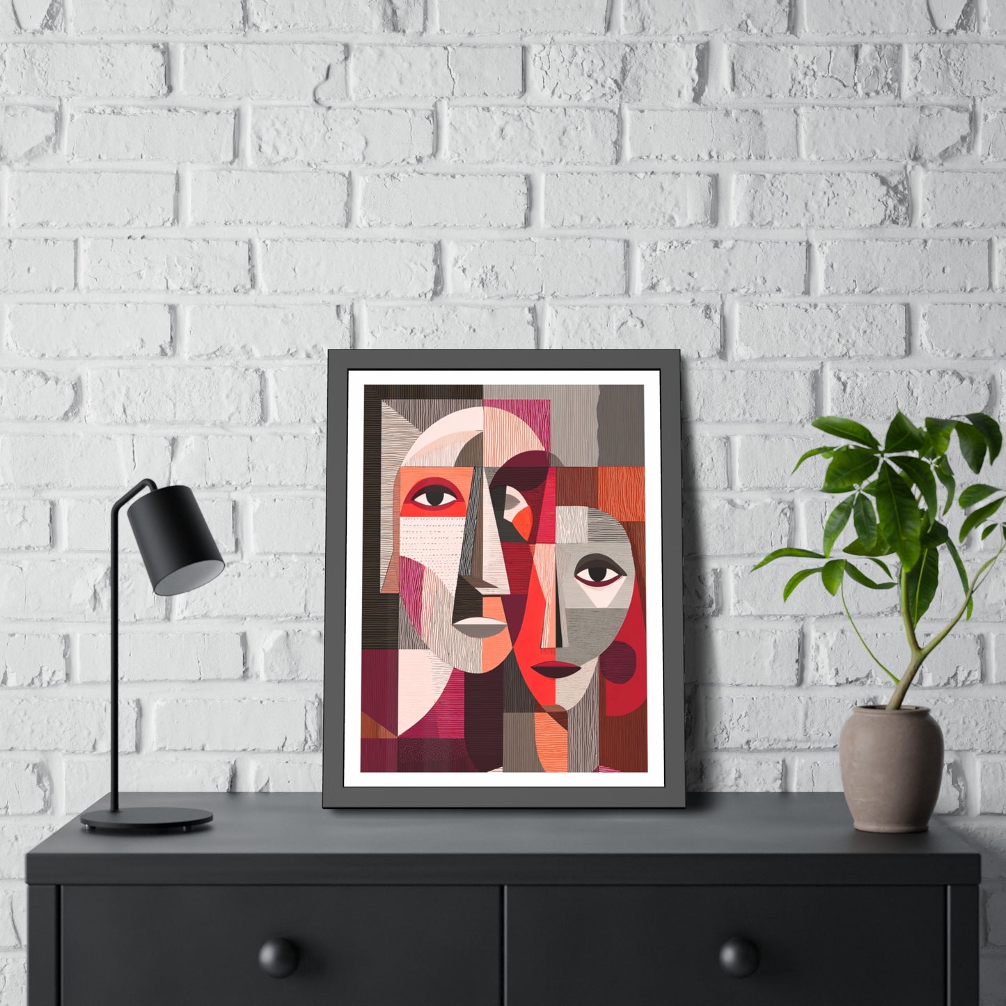Eternity with you - No text - Framed Poster Print