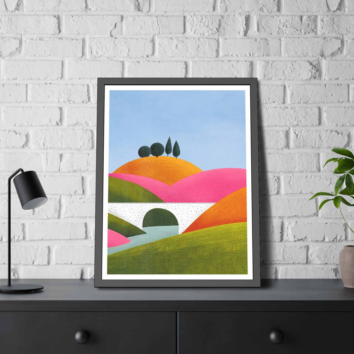 Sunset Ridge - Framed paper poster