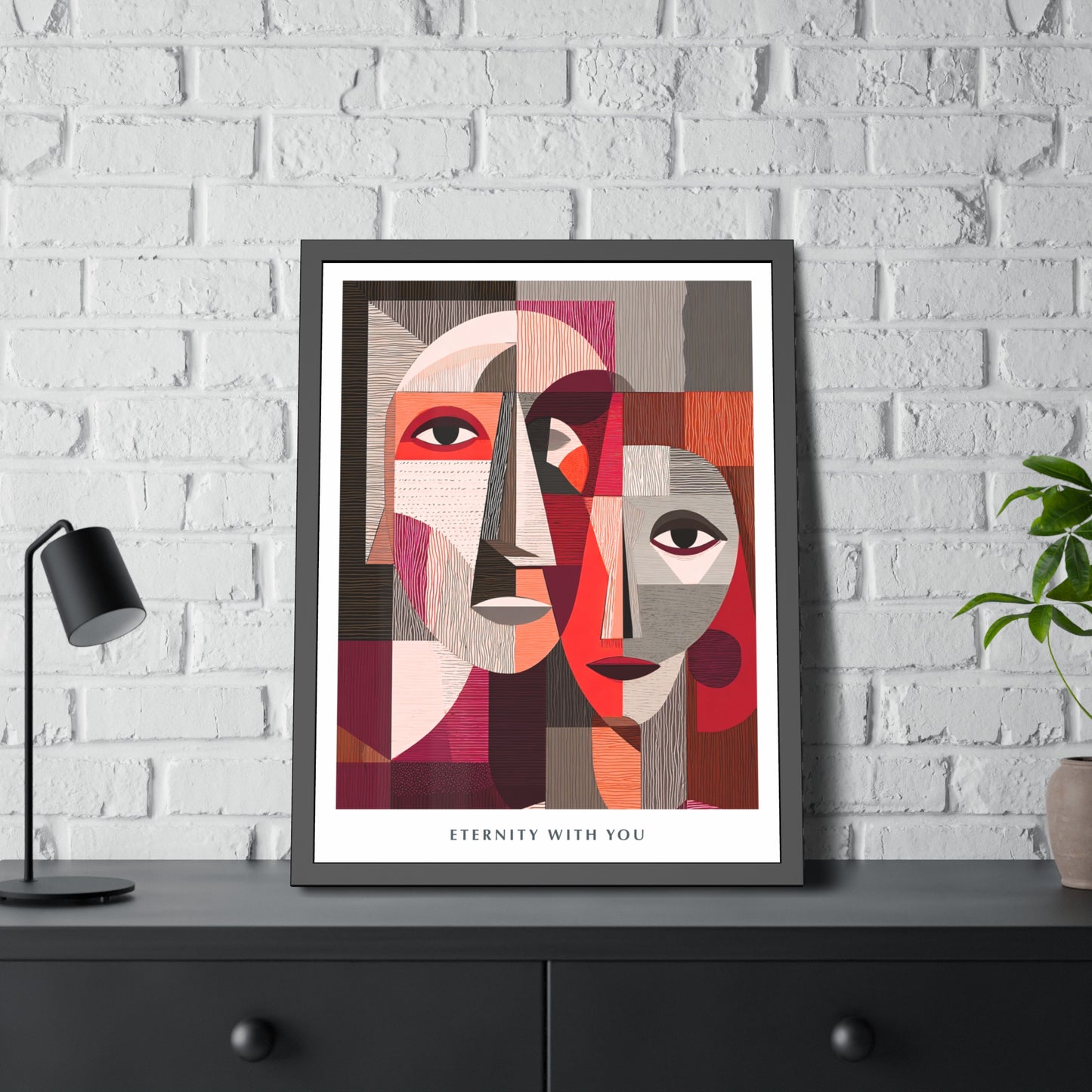 Eternity with you - Framed Poster Print