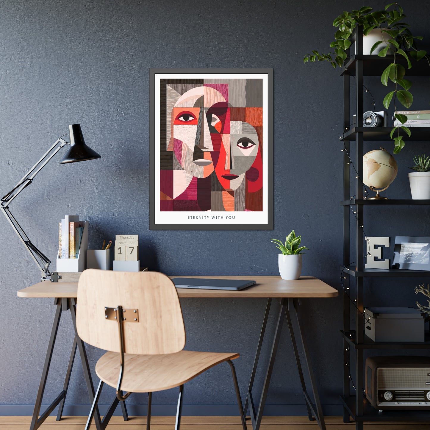 Eternity with you - Framed Poster Print