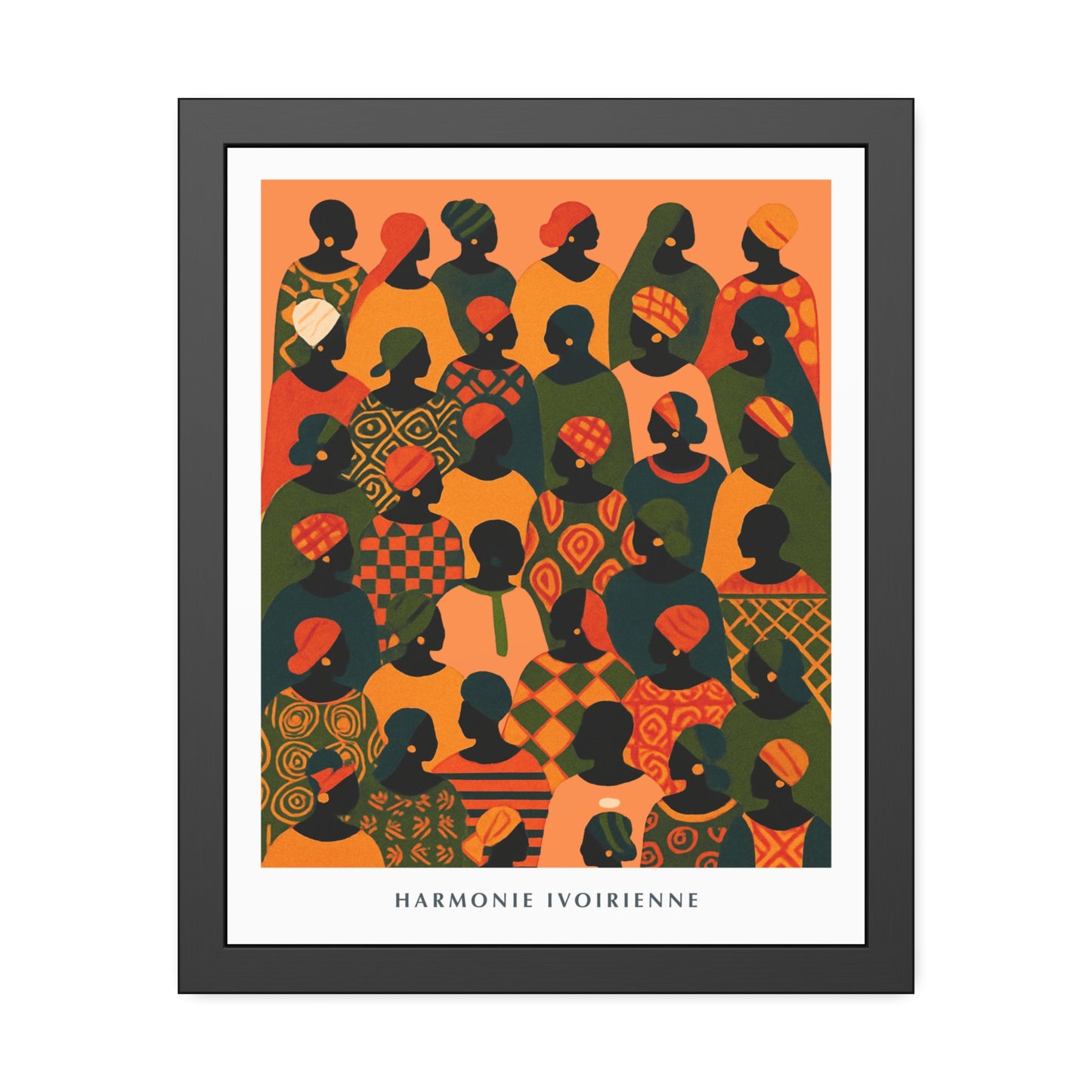 Harmonie Ivorienne - Framed Poster Print