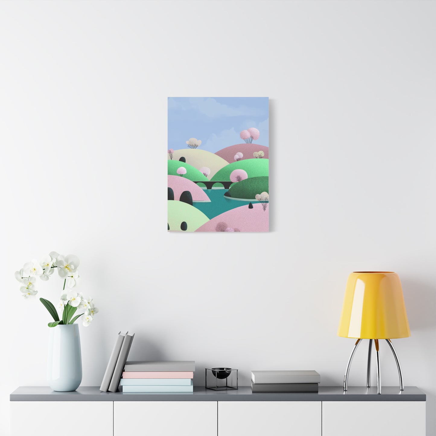 Spring Bridge - Matte Finish, Stretched, 1 25"
