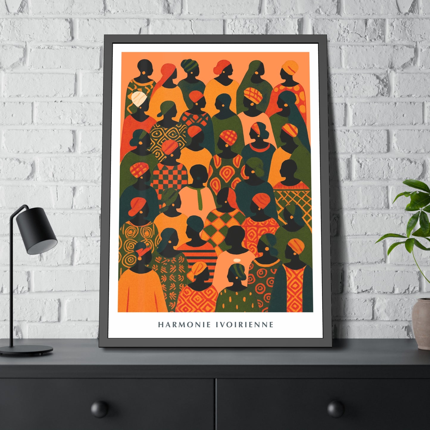 Harmonie Ivorienne - Framed Poster Print