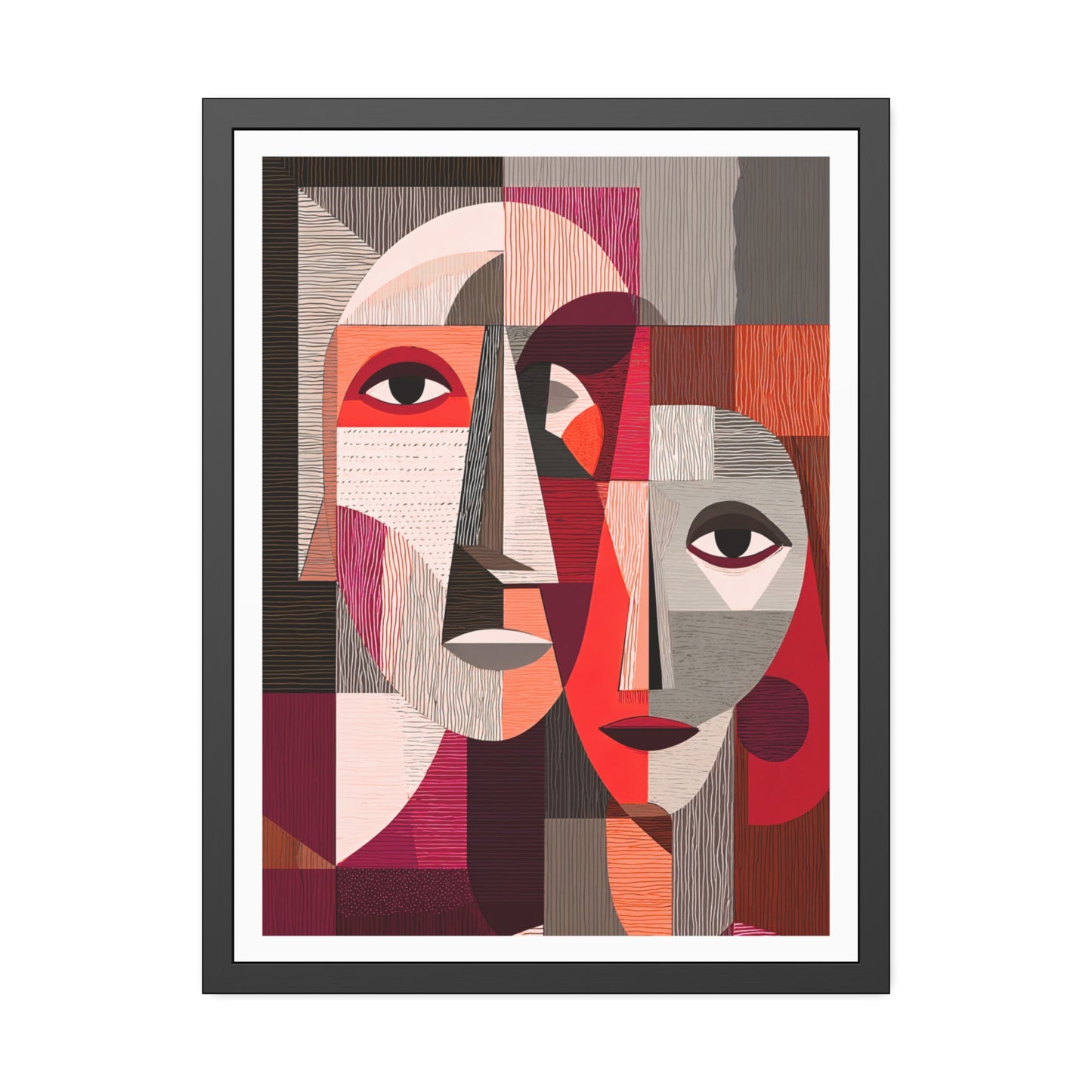 Eternity with you - No text - Framed Poster Print