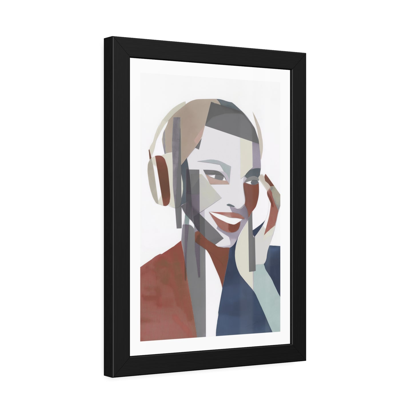 Happy Face Lady - Poster Print Design