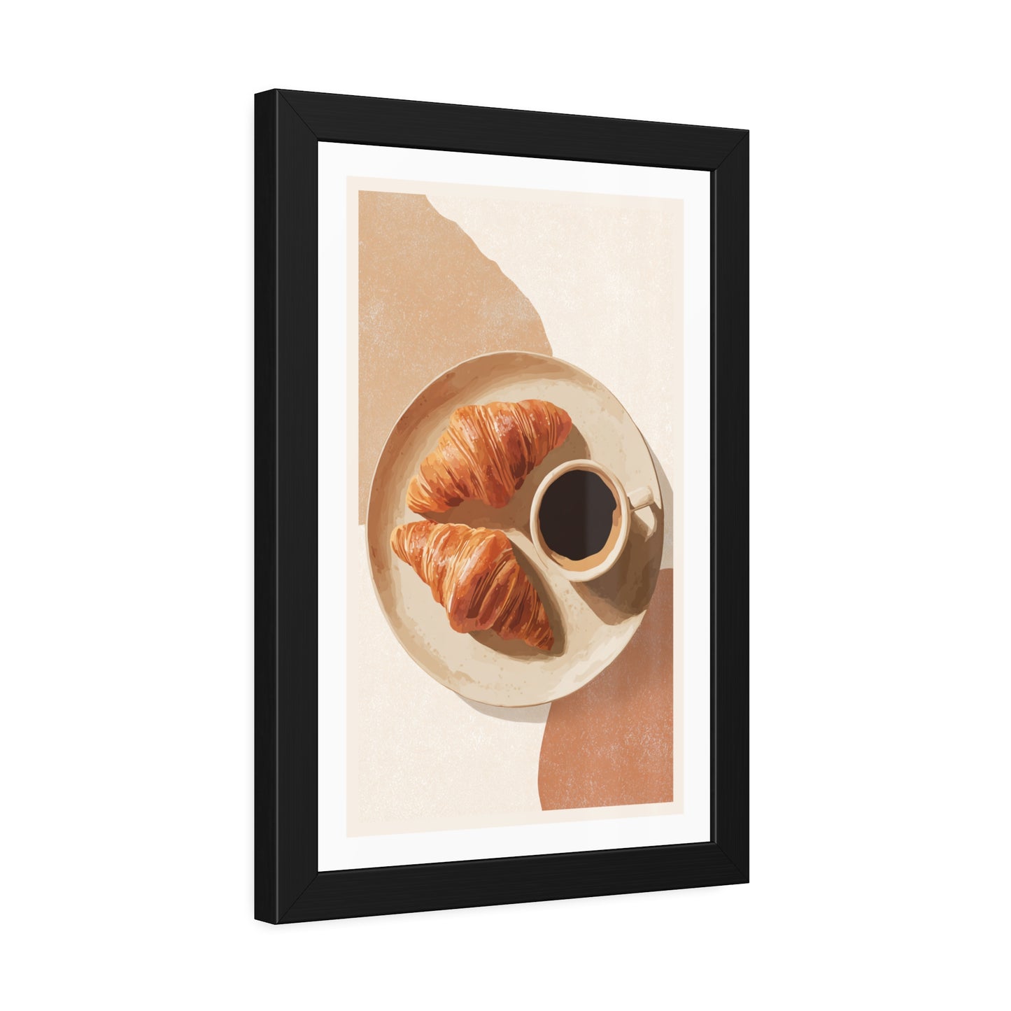 Golden Hour Coffee - Framed Poster Print