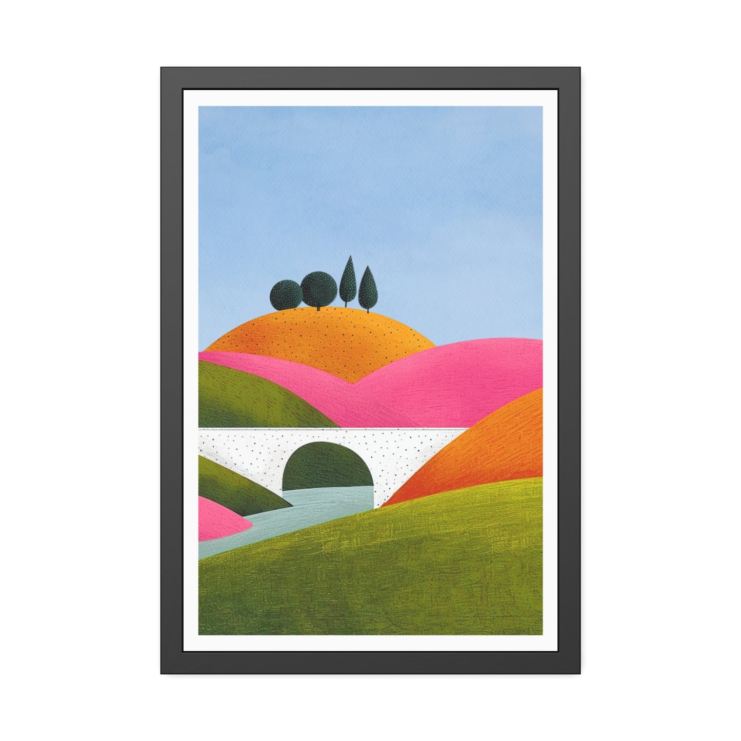 Sunset Ridge - Framed paper poster