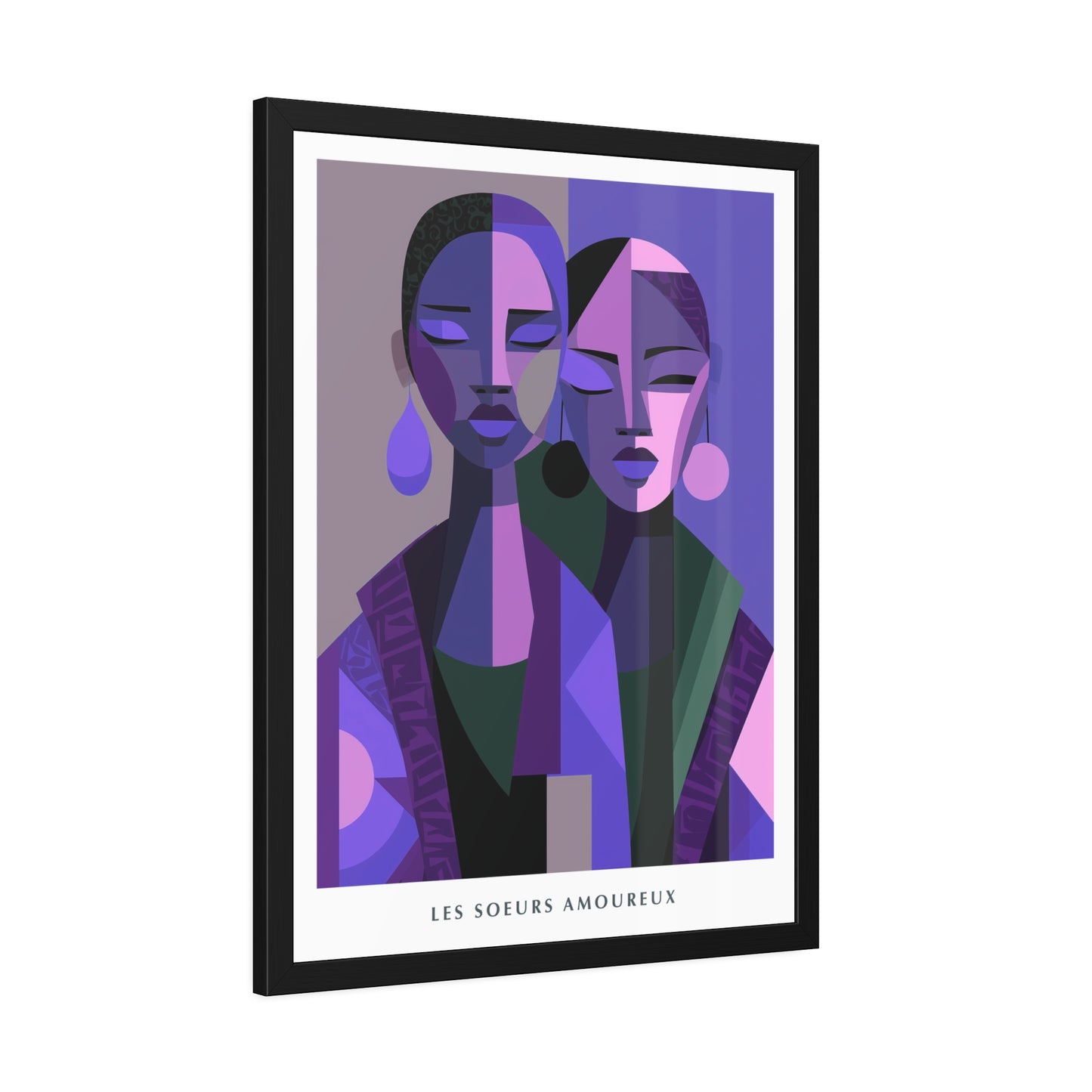 Les Soeurs Amoureux - Framed Poster Print