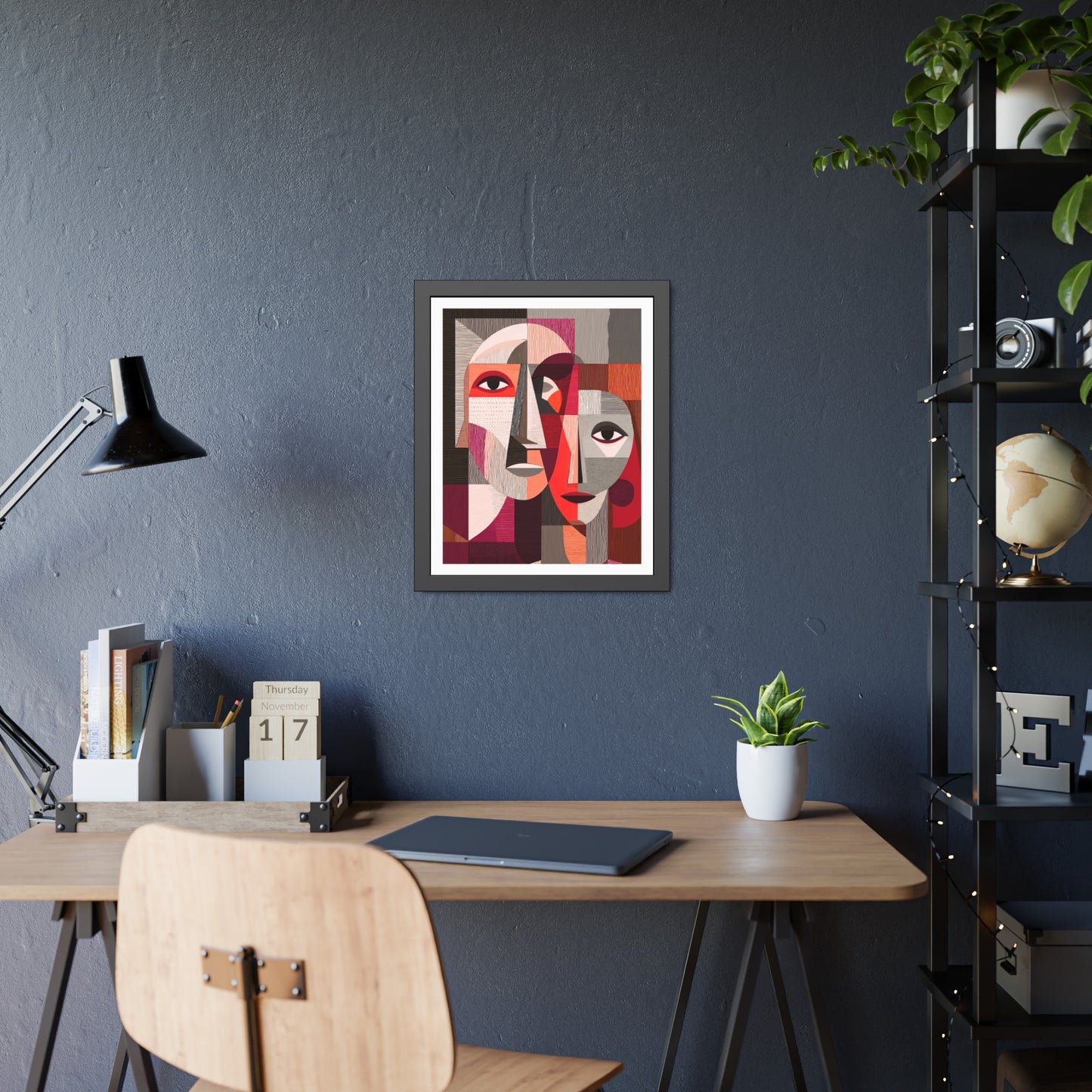 Eternity with you - No text - Framed Poster Print
