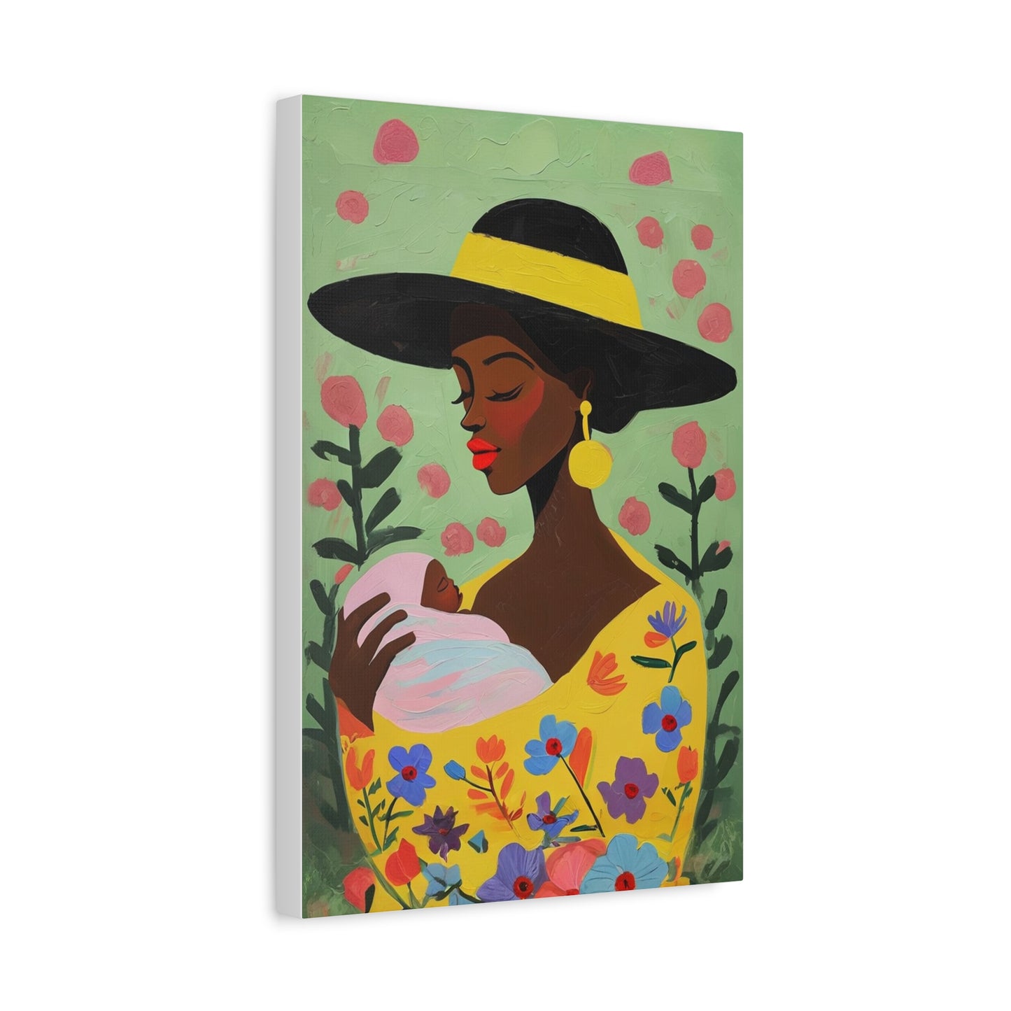 Grace in Bloom - Matte Finish, Stretched, 1 25"