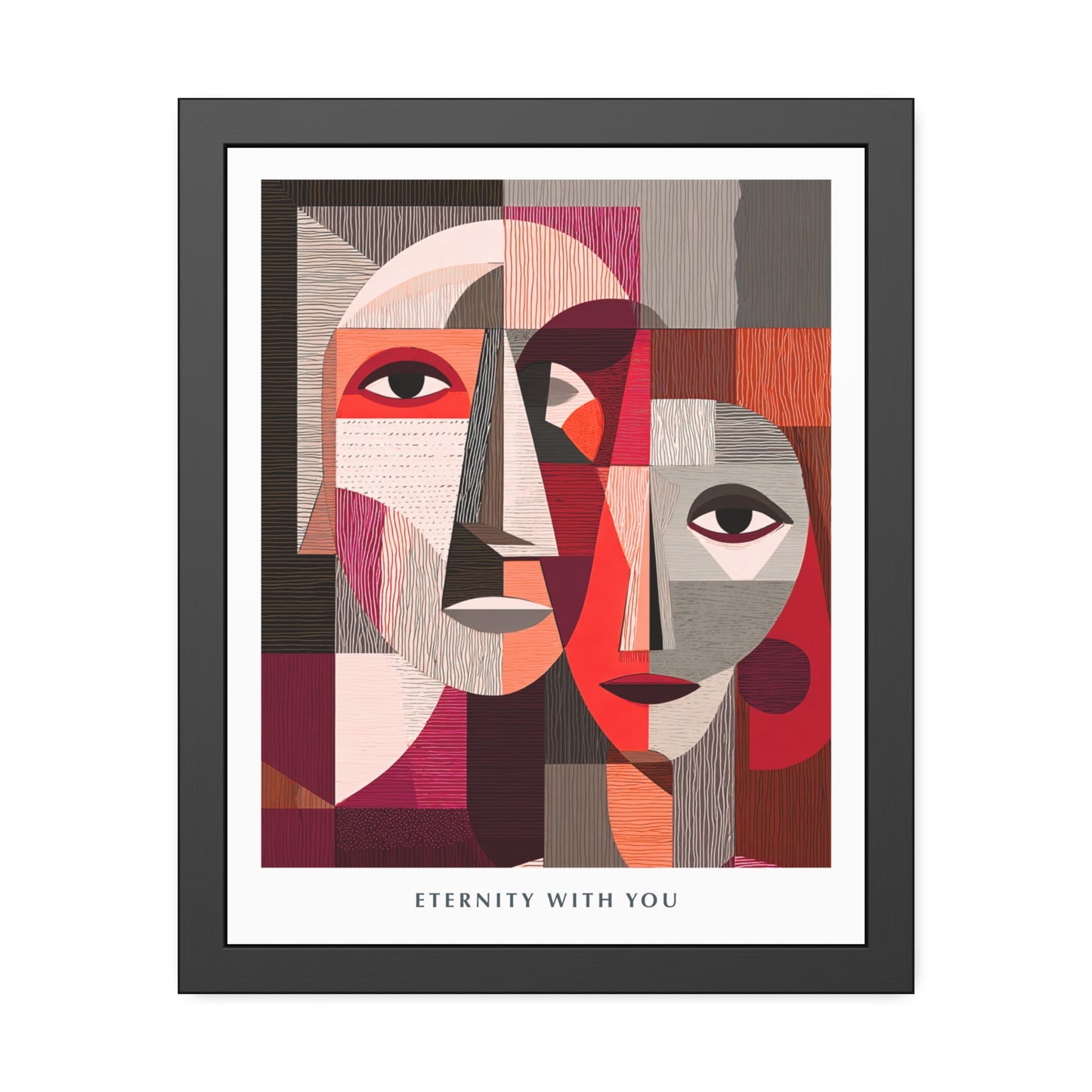 Eternity with you - Framed Poster Print