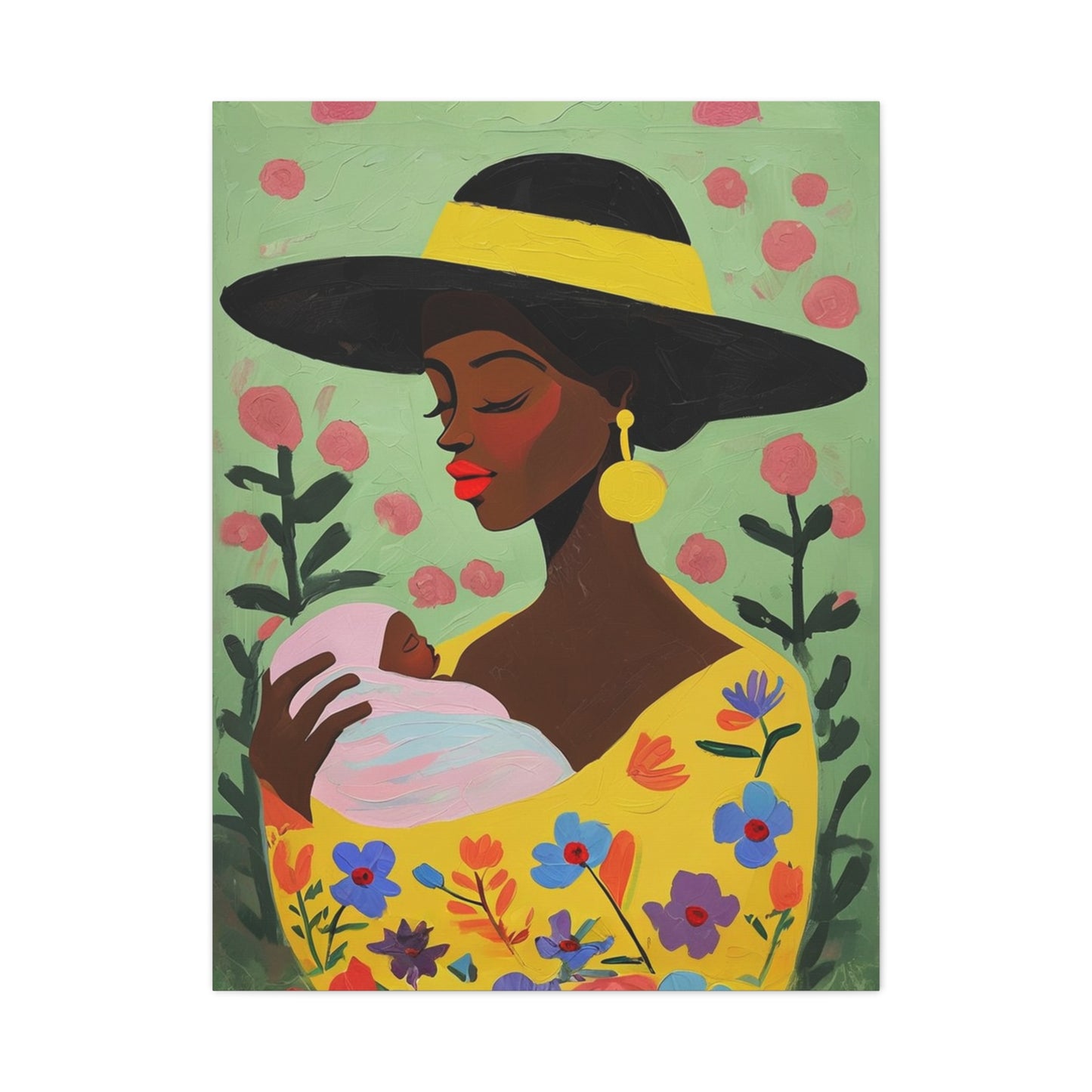 Grace in Bloom - Matte Finish, Stretched, 1 25"