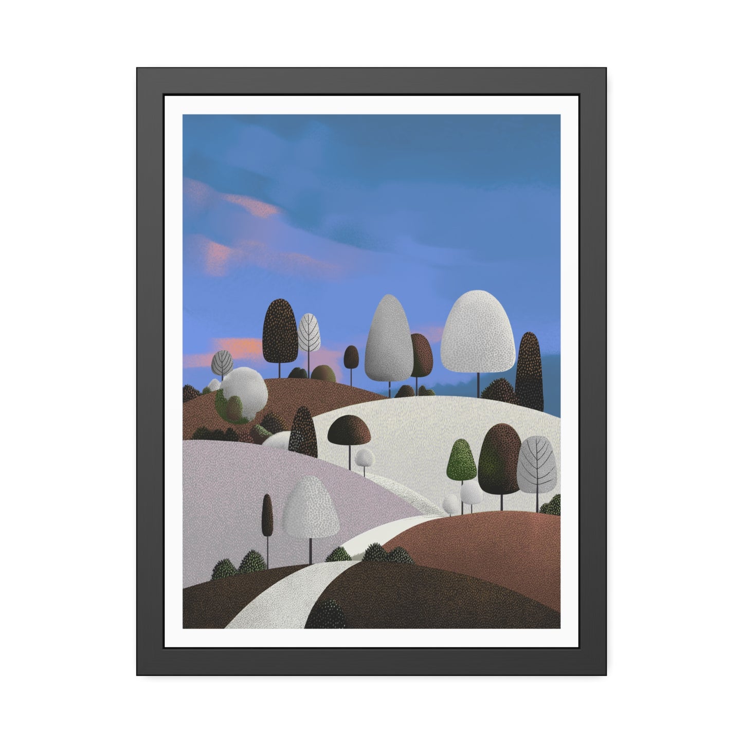 Evening Walk - Framed paper poster