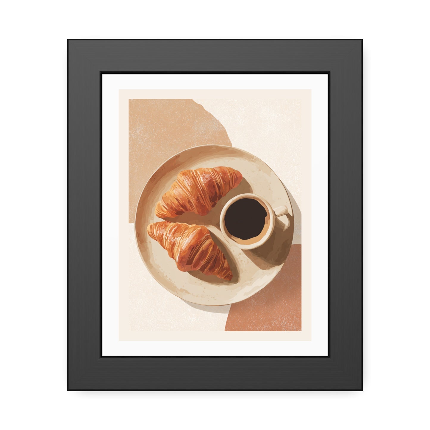 Golden Hour Coffee - Framed Poster Print