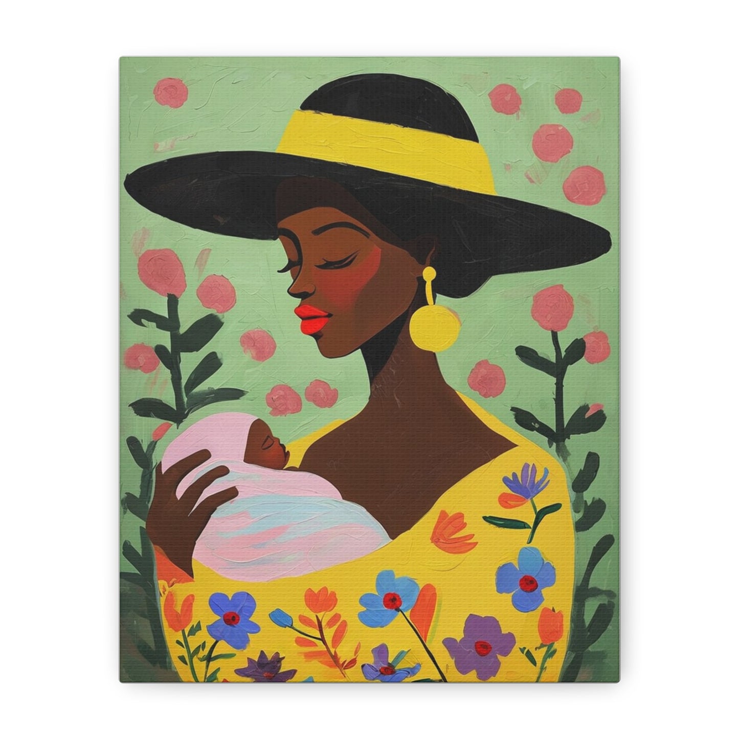 Grace in Bloom - Matte Finish, Stretched, 1 25"