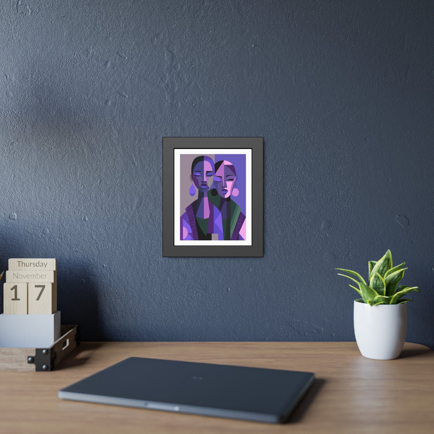 Les Soeurs Amoureux - No text - Framed Poster Print