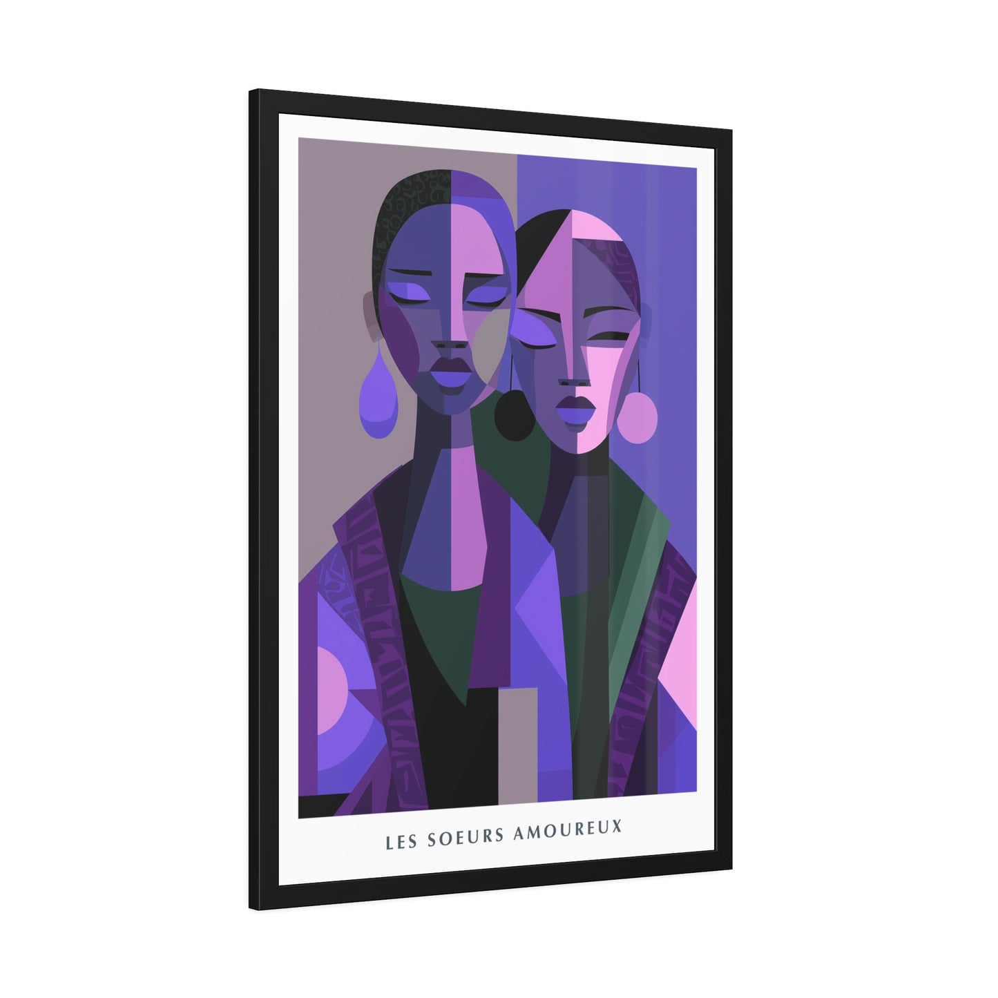 Les Soeurs Amoureux - Framed Poster Print