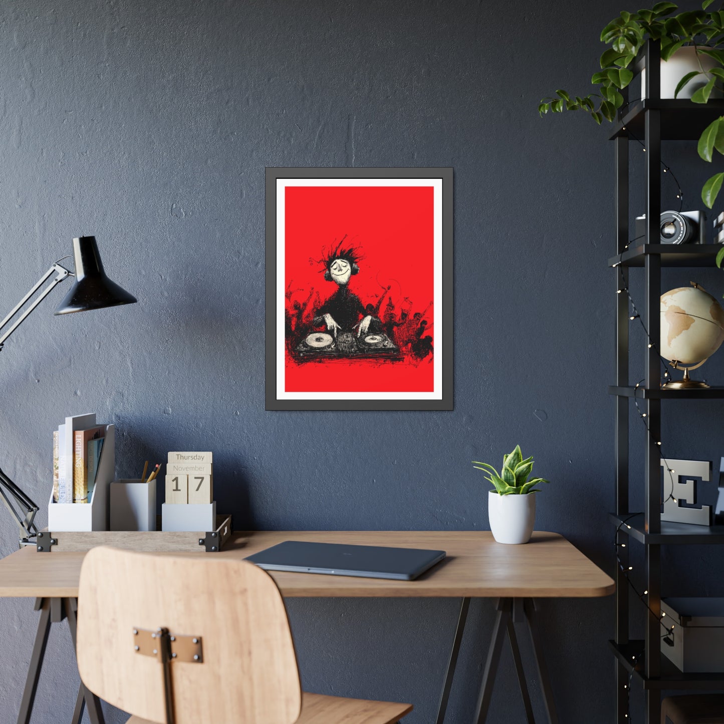 Lost in the music - Framed Poster Print