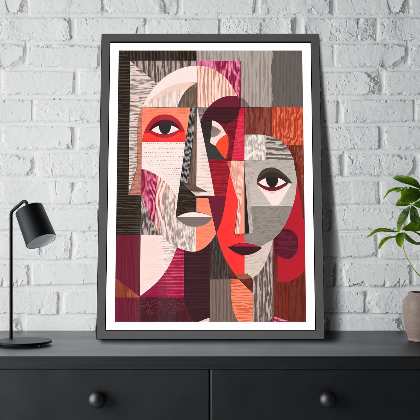 Eternity with you - No text - Framed Poster Print
