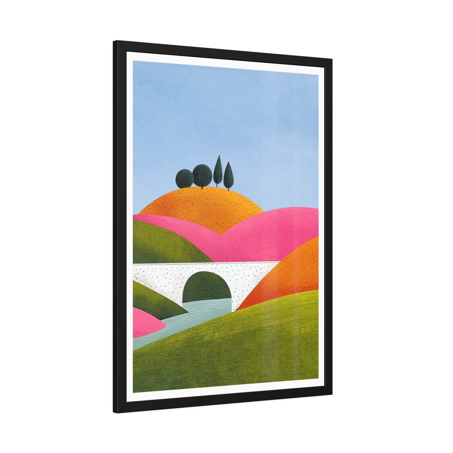 Sunset Ridge - Framed paper poster