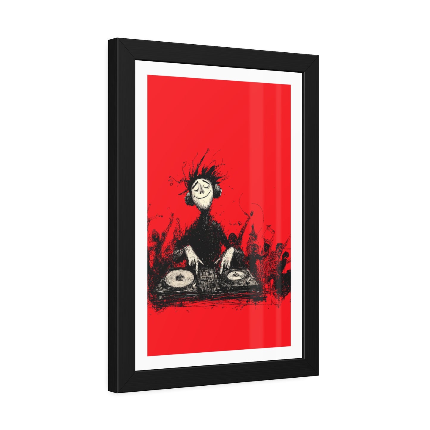 Lost in the music - Framed Poster Print