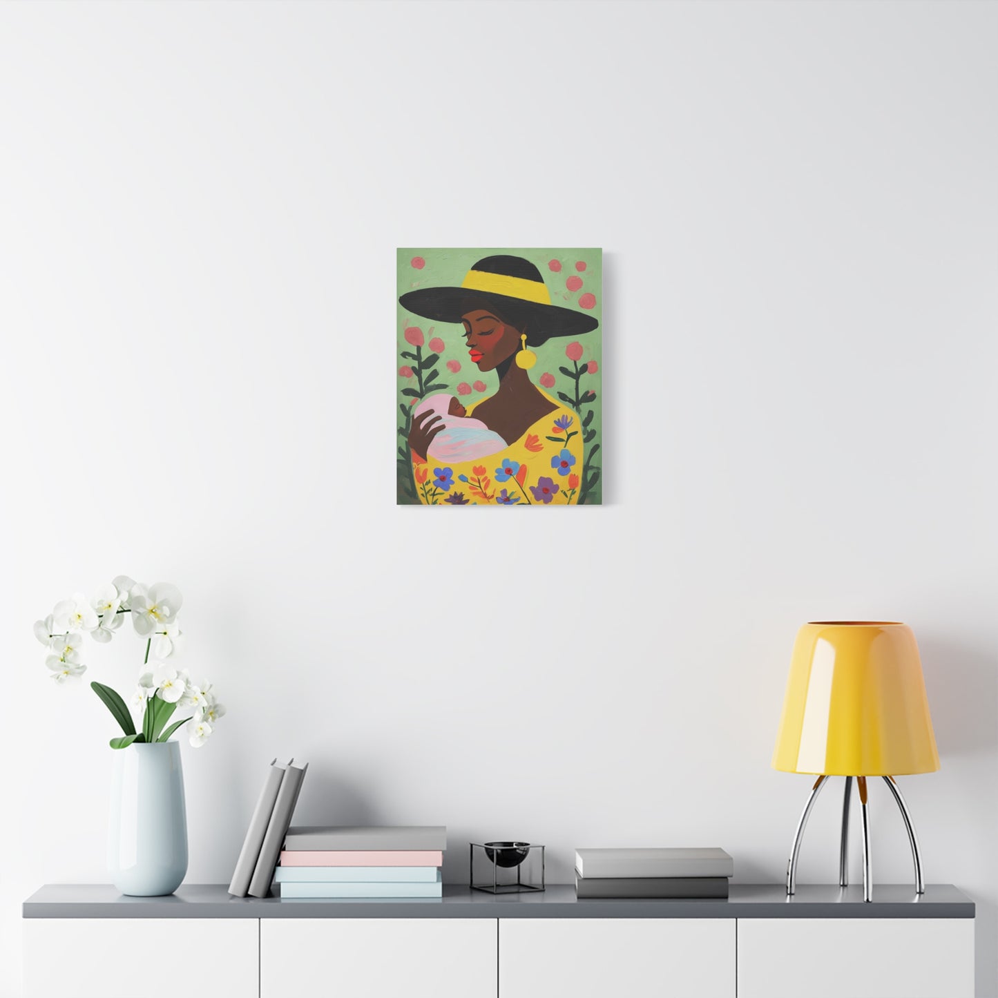 Grace in Bloom - Matte Finish, Stretched, 1 25"