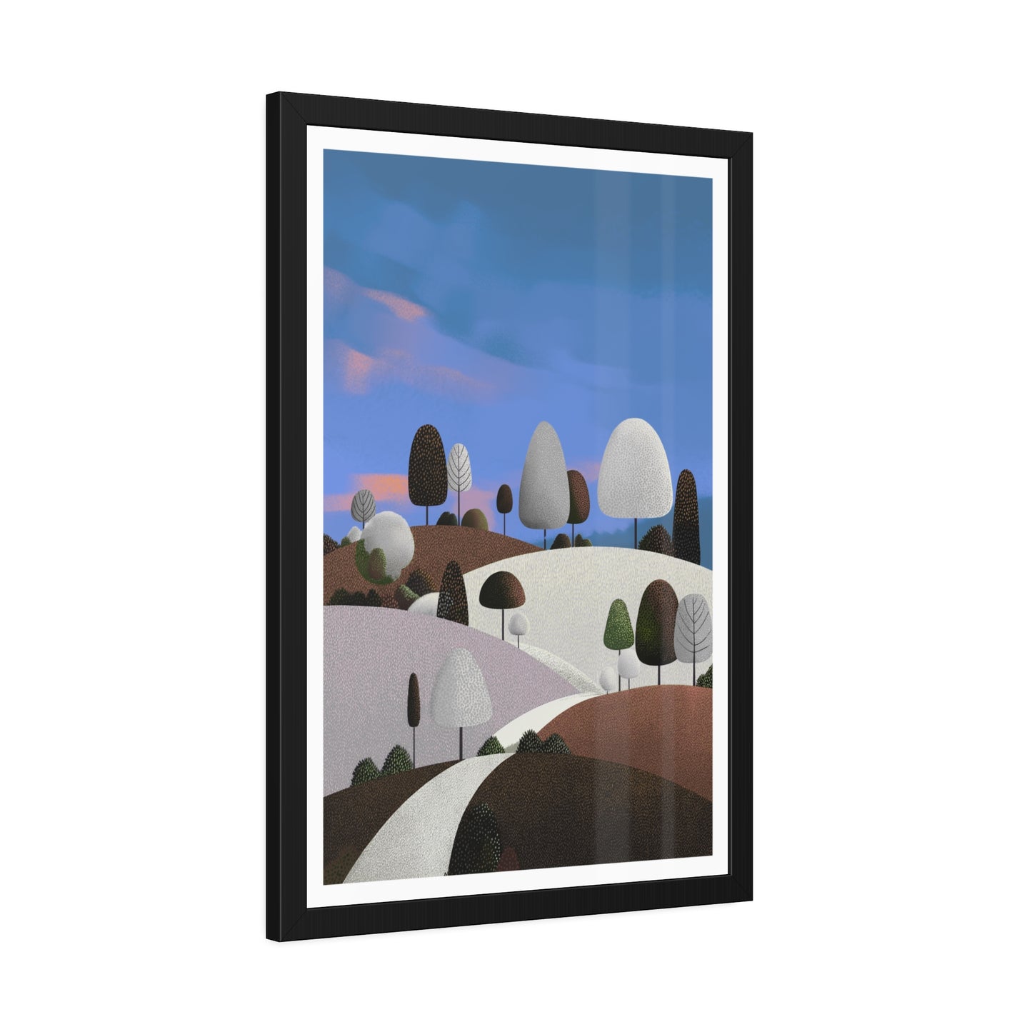 Evening Walk - Framed paper poster
