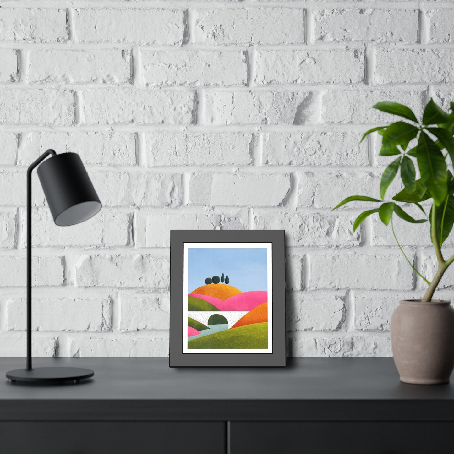 Sunset Ridge - Framed paper poster