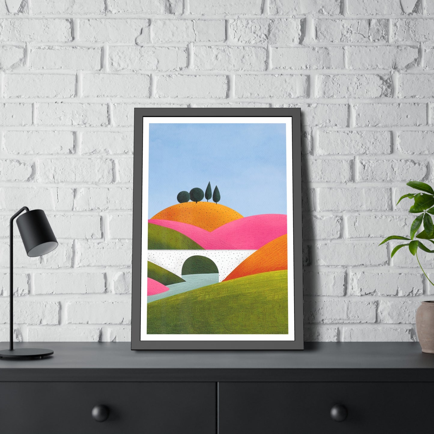 Sunset Ridge - Framed paper poster