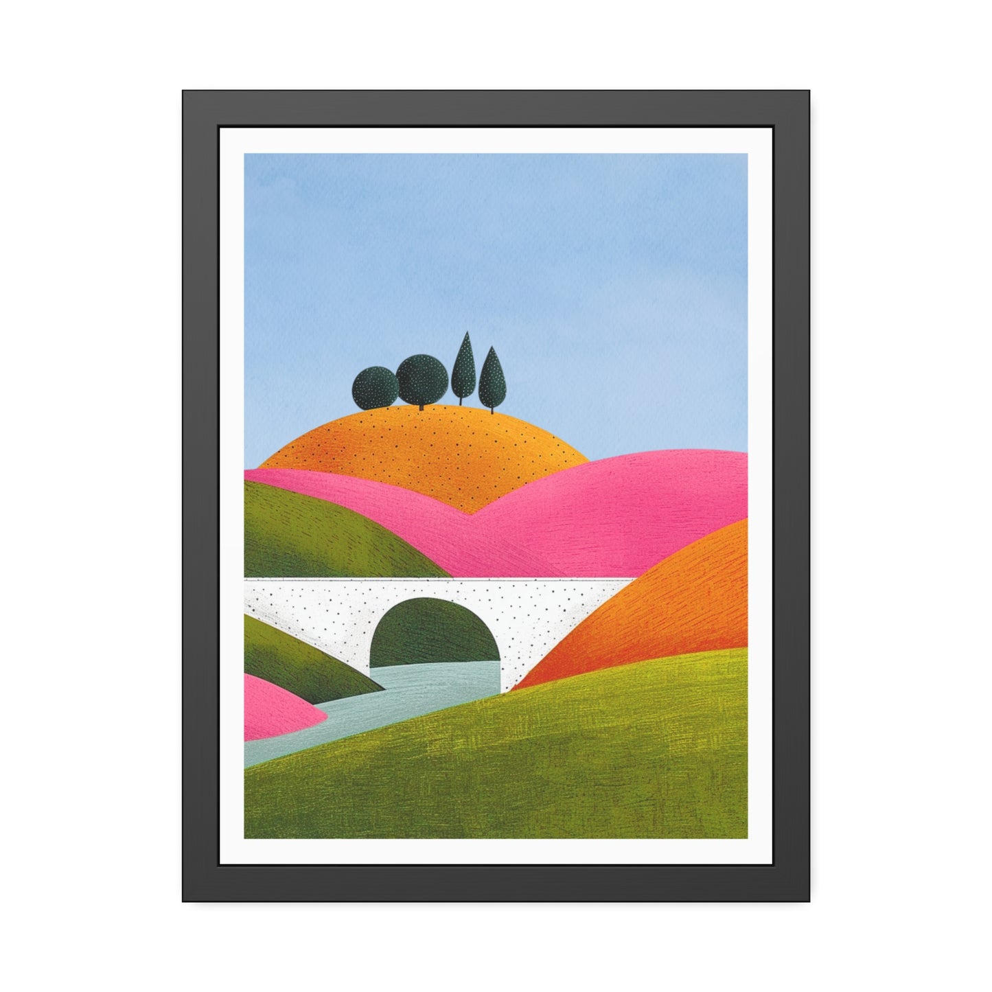 Sunset Ridge - Framed paper poster