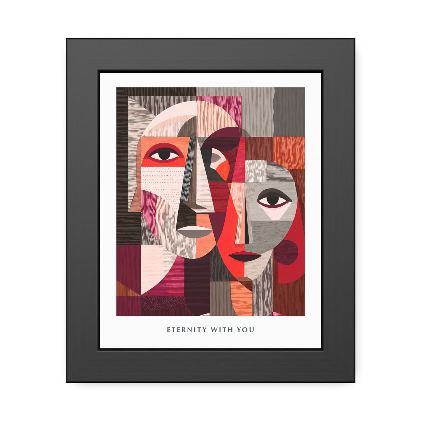Eternity with you - Framed Poster Print