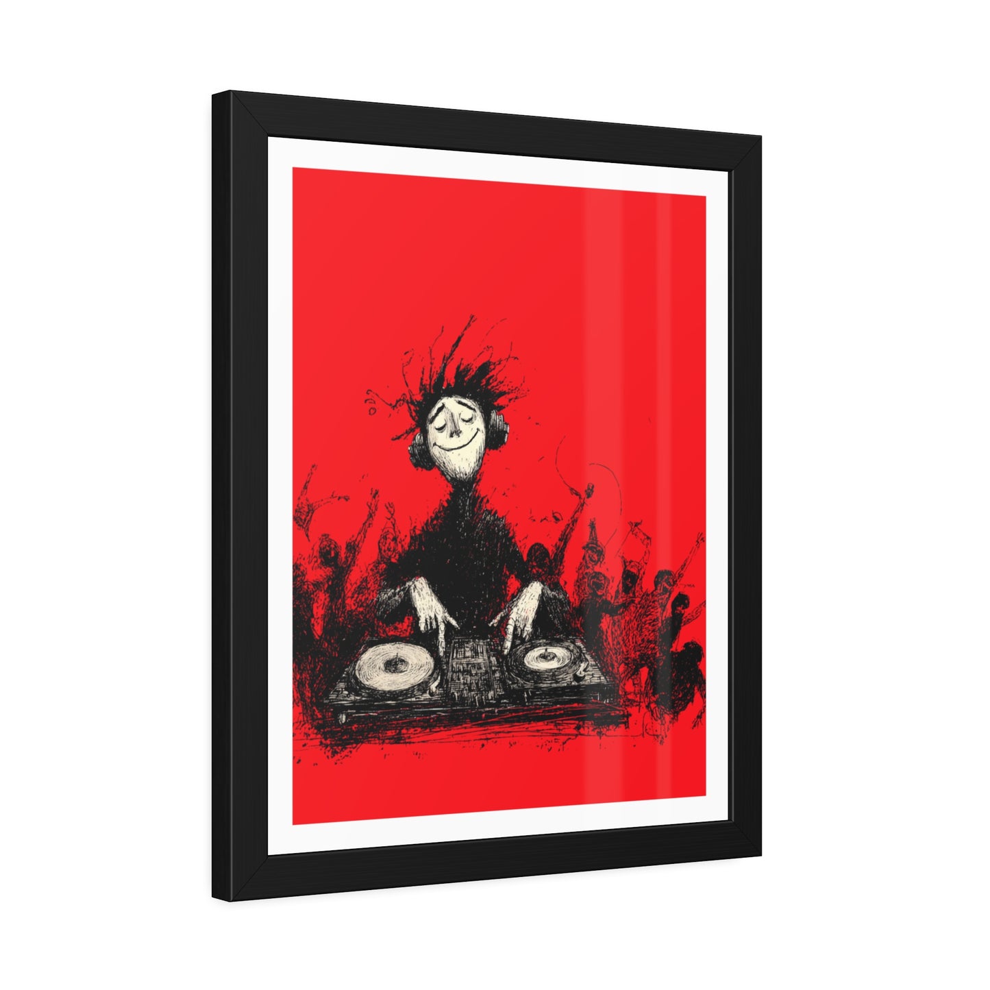 Lost in the music - Framed Poster Print